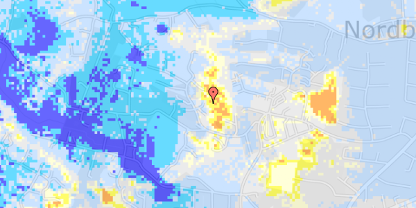 Ekstrem regn på Nytoften 5A