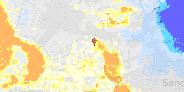 Ekstrem regn på Vesten Sandene 23