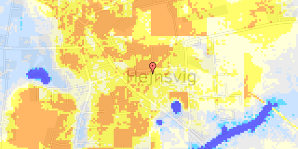 Ekstrem regn på A G Jensens Vej 8