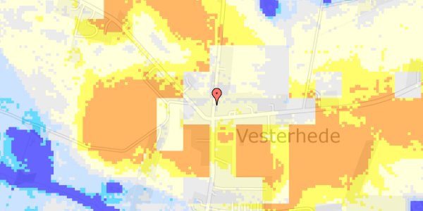 Ekstrem regn på Daugårdvej 18