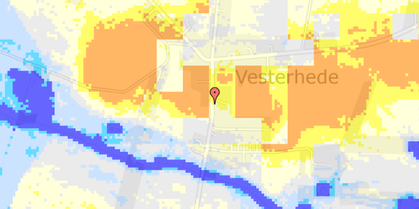 Ekstrem regn på Daugårdvej 42