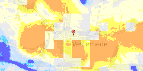 Ekstrem regn på Egebjerg Landevej 83