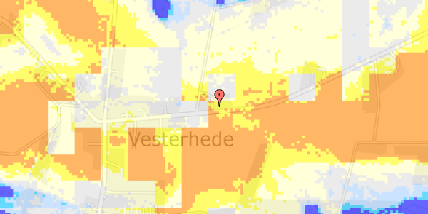 Ekstrem regn på Egebjerg Landevej 99