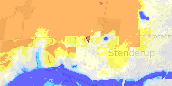 Ekstrem regn på Hedelykkevej 15