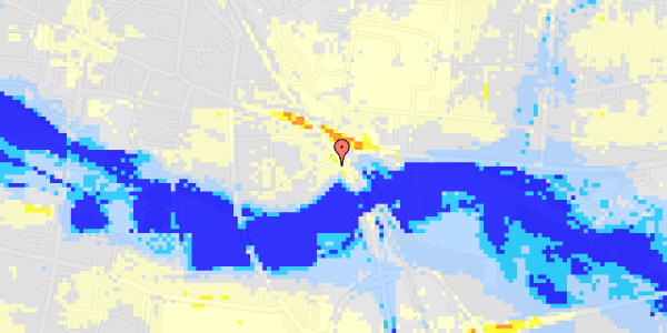 Ekstrem regn på Hørlycks Alle 28