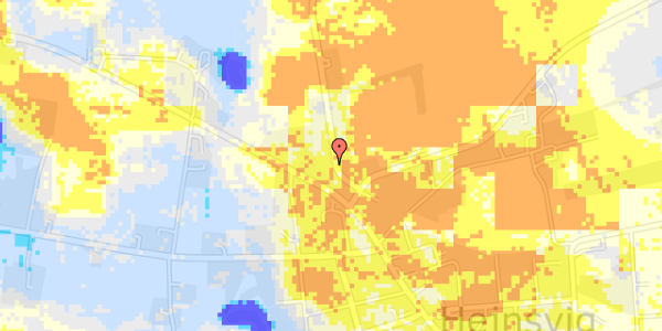 Ekstrem regn på Løvlundvej 5