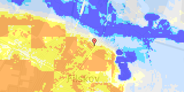 Ekstrem regn på Midtgårdvej 13