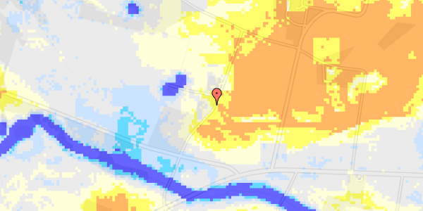 Ekstrem regn på Midtkjærvej 4