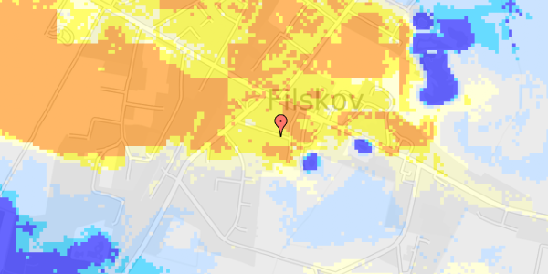 Ekstrem regn på Postgade 12