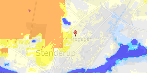 Ekstrem regn på Rosenvej 8