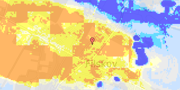 Ekstrem regn på Skolegyden 3