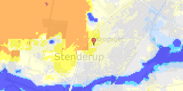 Ekstrem regn på Solvangen 17