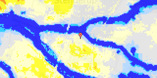 Ekstrem regn på Storegade 56