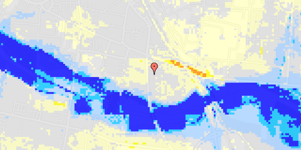 Ekstrem regn på Østerbrogade 7