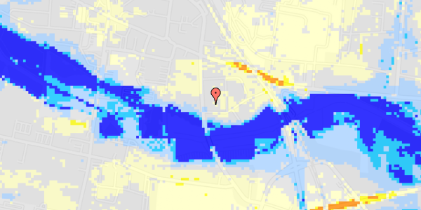 Ekstrem regn på Østerbrogade 17