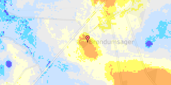 Ekstrem regn på Bryndumsager 5