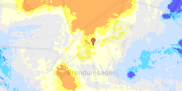 Ekstrem regn på Bryndumsager 8