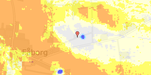 Ekstrem regn på Fåborgvej 91