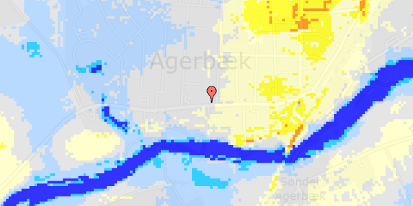 Ekstrem regn på Fåborgvej 145