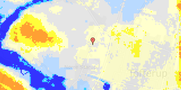 Ekstrem regn på Smedebakken 8