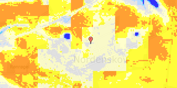 Ekstrem regn på J C Jensensvej 11