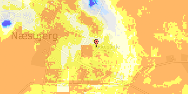 Ekstrem regn på Næsbjerg Kirkegade 8