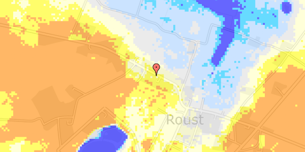 Ekstrem regn på Roustvej 184