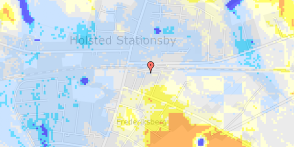 Ekstrem regn på Elmegade 10