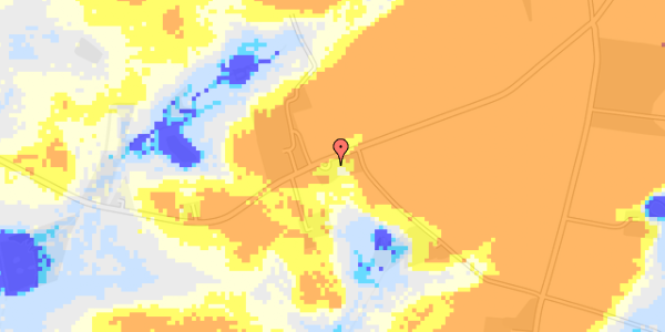 Ekstrem regn på Favrskovvej 31