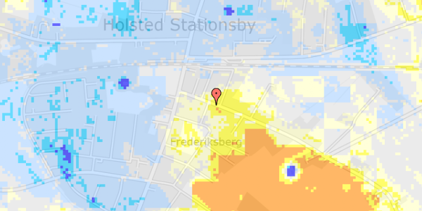 Ekstrem regn på Fredensgade 12, 1. 