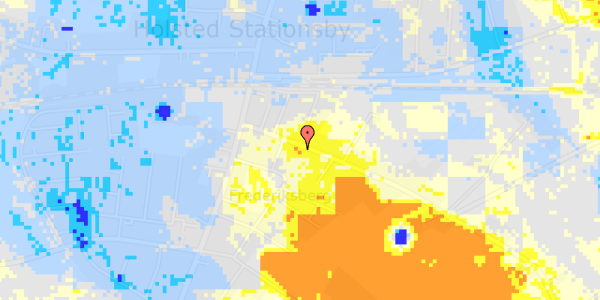 Ekstrem regn på Fredensgade 16