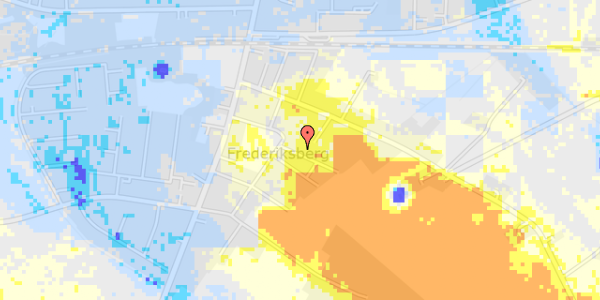 Ekstrem regn på Frederiksberggade 5