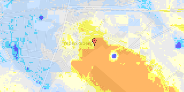 Ekstrem regn på Frederiksberggade 15