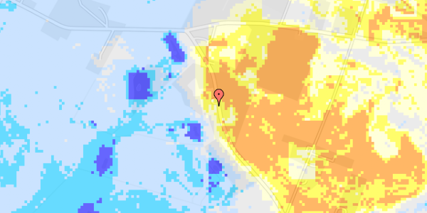 Ekstrem regn på Fællesmarksvej 7