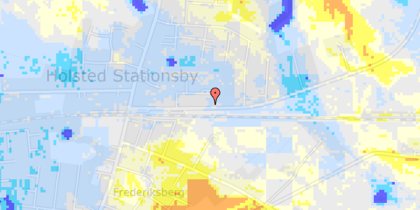 Ekstrem regn på Jernbanegade 21