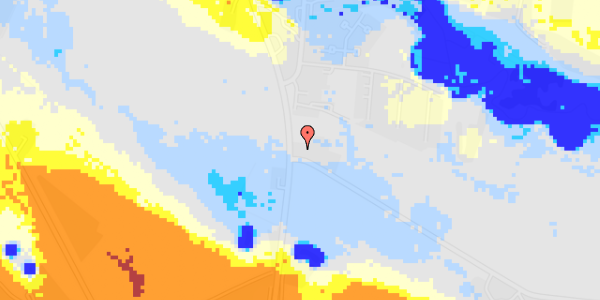 Ekstrem regn på Lindegårdsvej 1