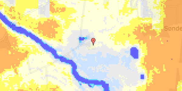 Ekstrem regn på Rolighedsvej 32