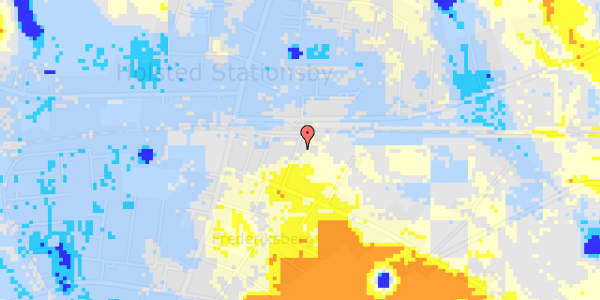 Ekstrem regn på Østre Alle 12