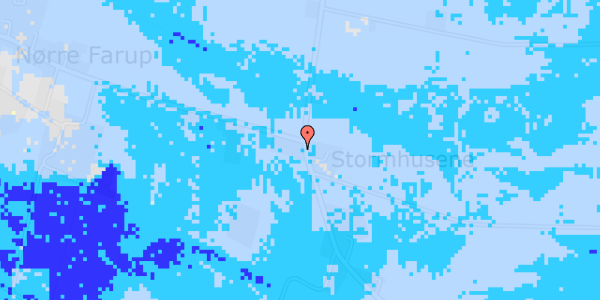 Ekstrem regn på Farupvej 27