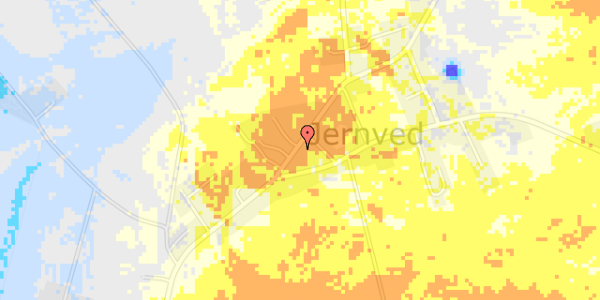 Ekstrem regn på Gørdingvej 6, 1. th