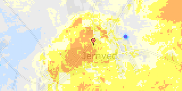 Ekstrem regn på Gørdingvej 20