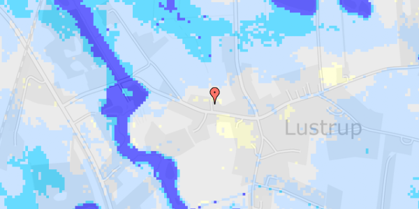 Ekstrem regn på Lustrupvej 21