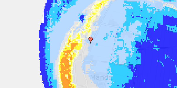 Ekstrem regn på Mandø Byvej 32