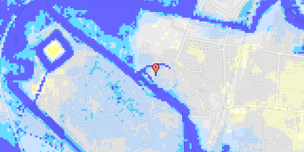 Ekstrem regn på Nederdammen 21B, 1. th