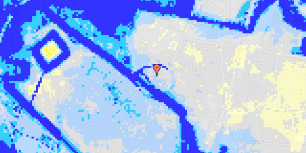 Ekstrem regn på Nederdammen 25A