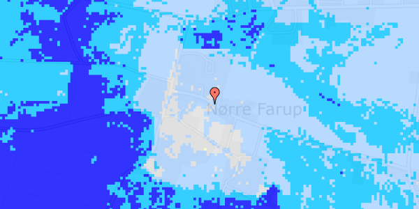 Ekstrem regn på Nørre Farup Vej 19