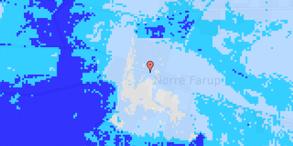 Ekstrem regn på Nørre Farup Vej 21