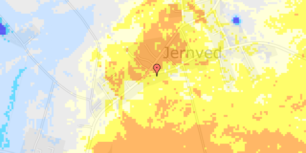 Ekstrem regn på Plougstrupvej 2