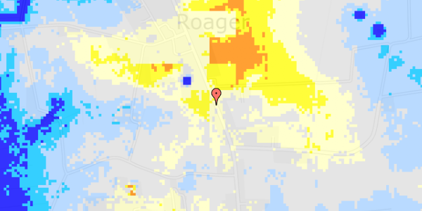 Ekstrem regn på Roagervej 370