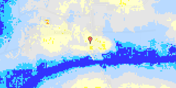 Ekstrem regn på Roagervej 396B